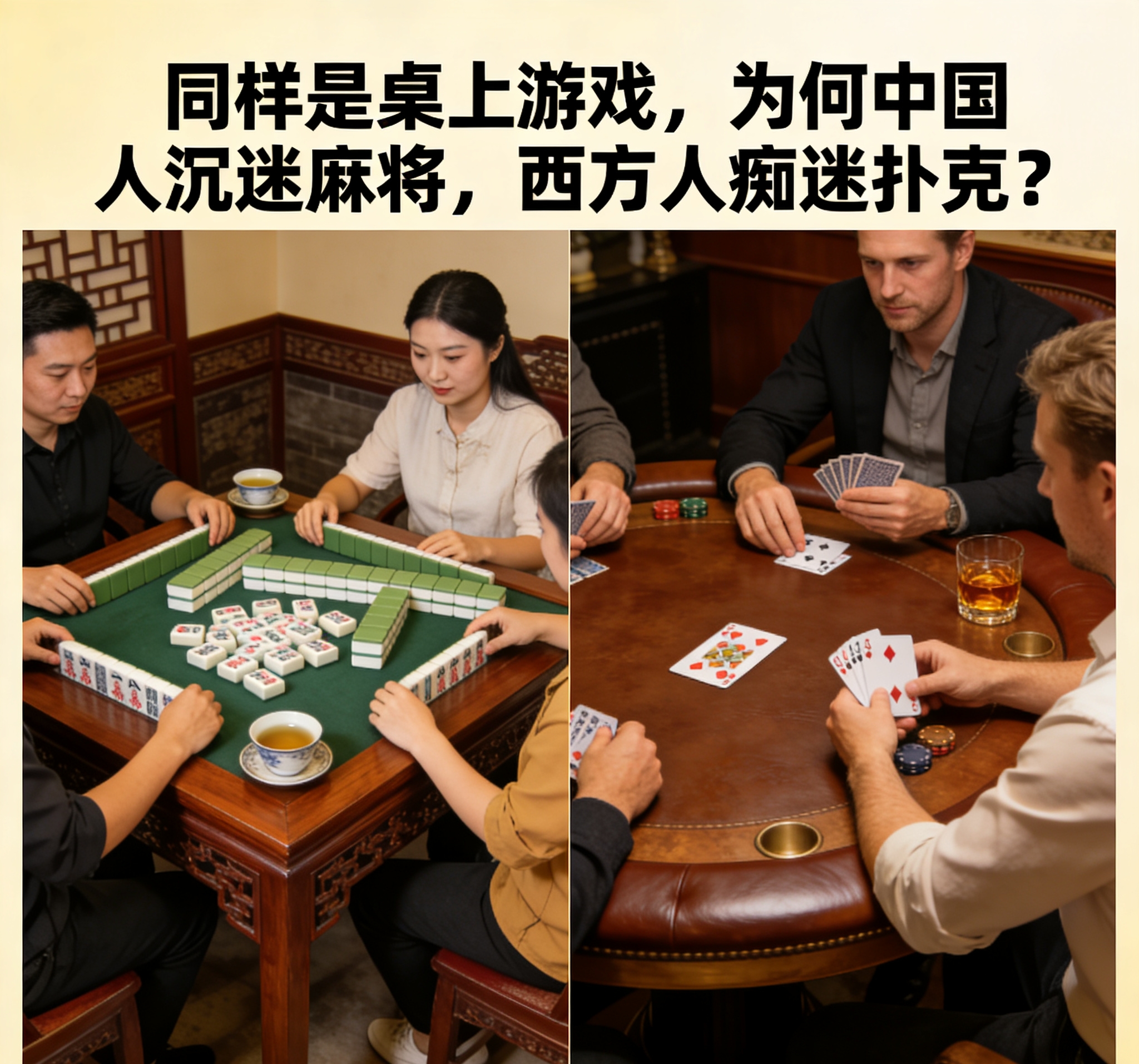 德州扑克思维_麻将文化内涵_扑克牌哲学意义