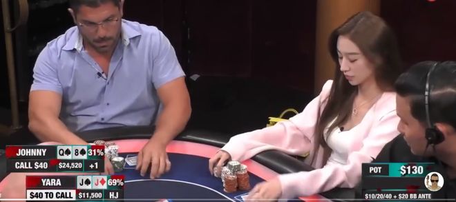 德州扑克 佳佳_YARA扑克大赛_德扑美女选手YARA精彩牌局